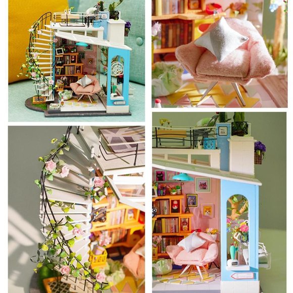 DIY 3D Dollhouse Puzzle - Dora's Loft - Picture 2 of 6